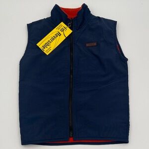 Reversible Navy and Orange Timberline Colorado Vest
